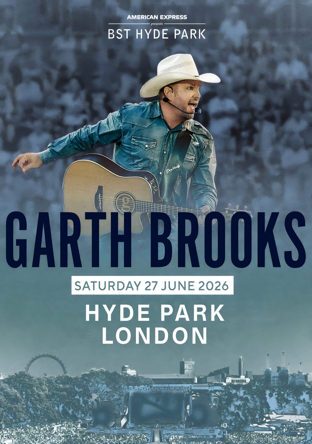 Garth Brooks 2026–2027 tour poster